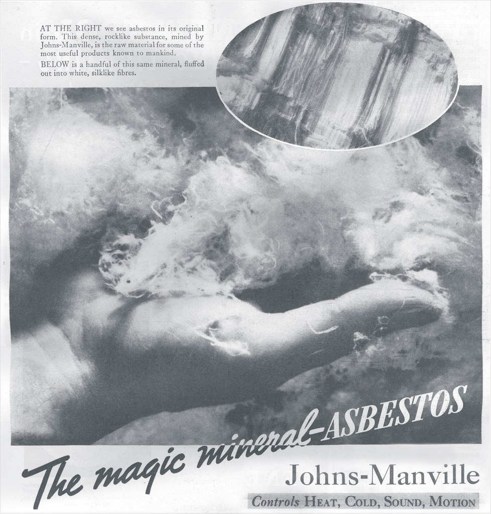 1930s Johns Manville asbestos ad
