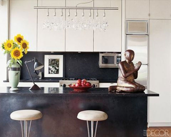 black and white palettes are classic for kitchens