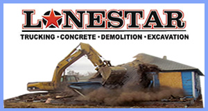 Lone Star Trucking and Excavation logo