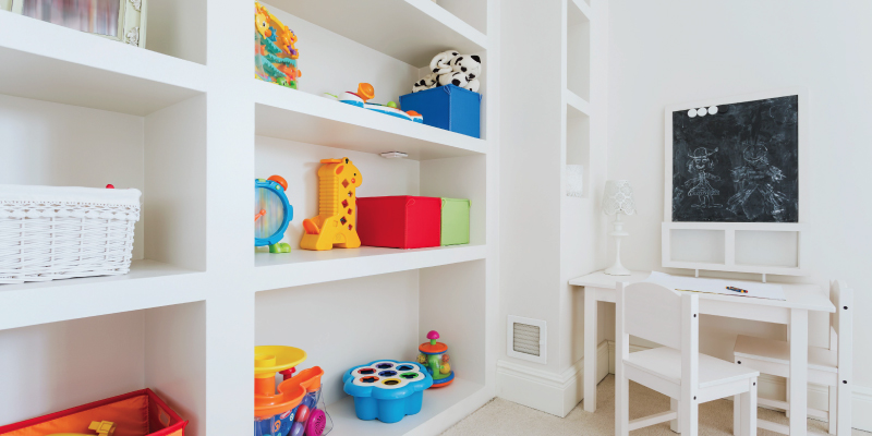 attic playroom remodel