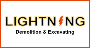 Lightning Demolition & Excavating logo