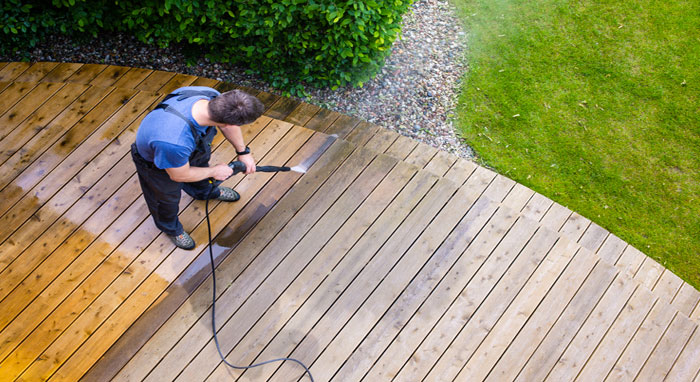 how to restore a wood deck