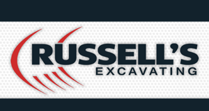 Russell's Excavating logo