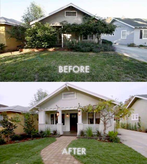 curb appeal before and after example 2
