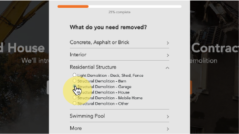 step 5 to finding a demo contractor