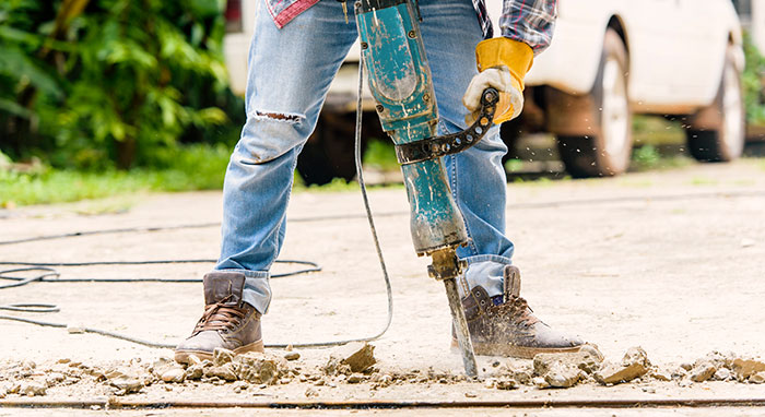 hire a professional to remove concrete