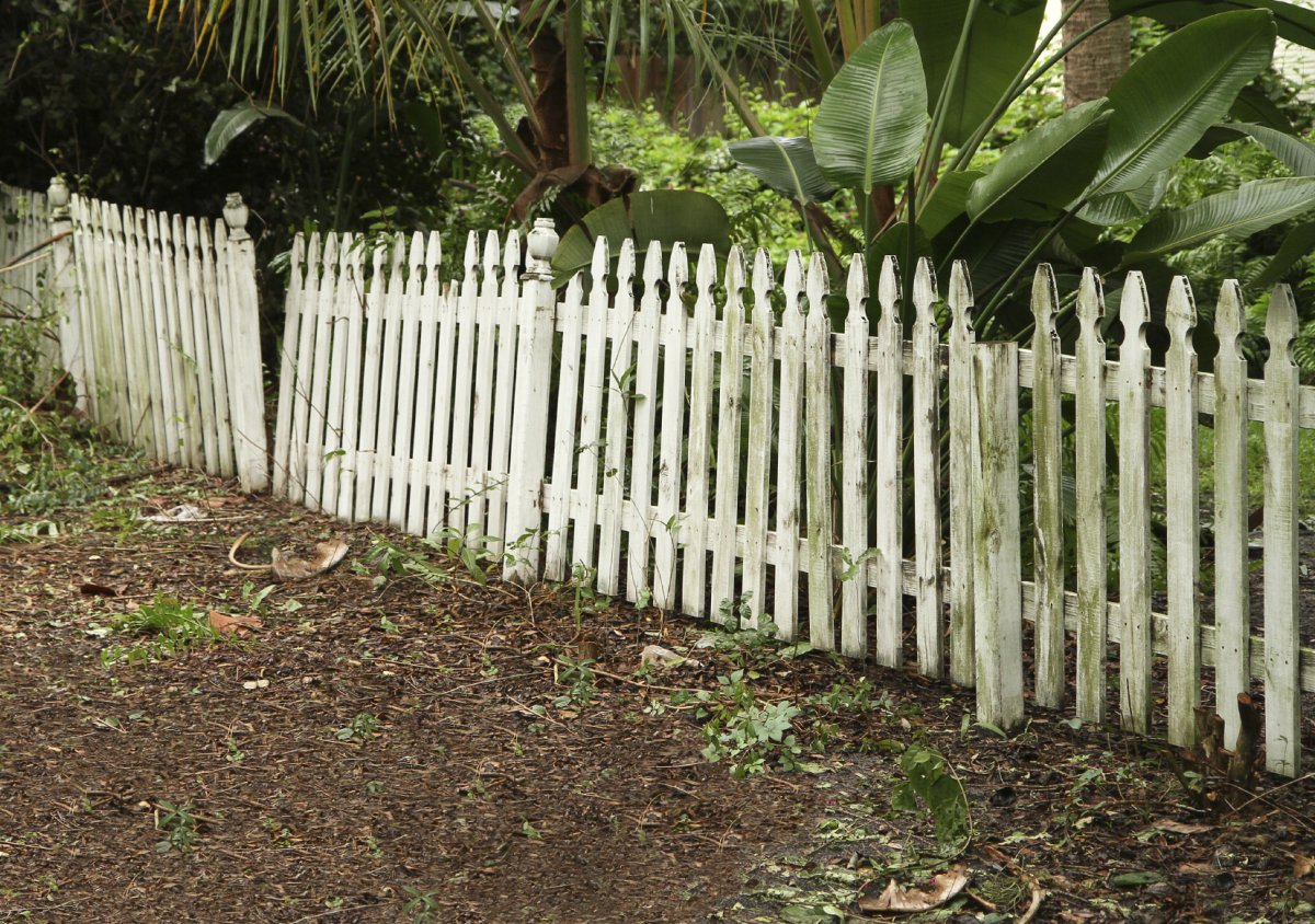 old wood fence