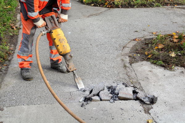 Concrete patio removal contractor near me