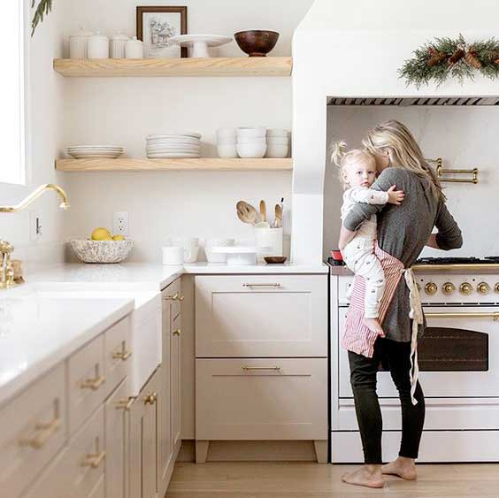 kitchen remodel with modern cabinets and appliances