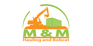 M&M Hauling and Bobcat logo