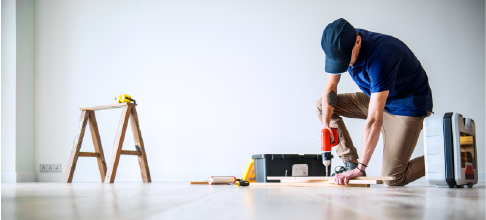 remodel contractor replacing floors