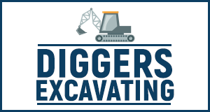 Diggers Excavating logo