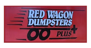 Red Wagon Dumpsters Plus logo