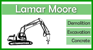 Lamar Moore Excavating logo