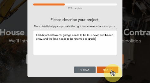 step 6 to finding a demo contractor