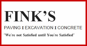 Fink's Paving, Excavating & Concrete logo