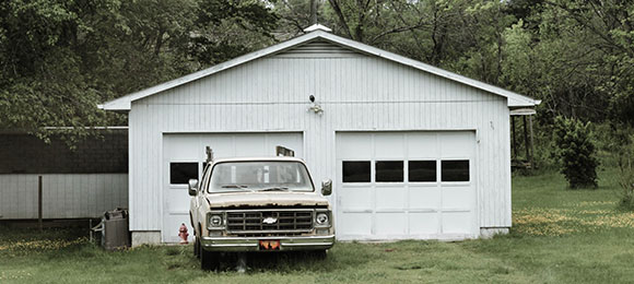 old detached garage