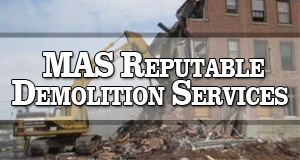 MAS Reputable Demolition Services logo