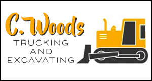 C. Woods Trucking and Excavating logo