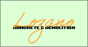 Lozano Concrete & Demolition logo