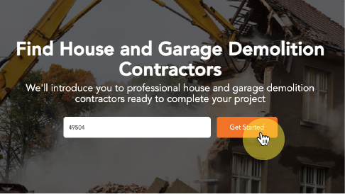step 2 to finding a demo contractor