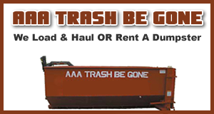 AAA Trash Be Gone Inc logo
