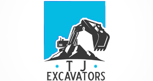 TJ Excavators  logo