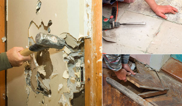 DIY kitchen demolition