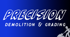 Precision Demolition & Grading logo