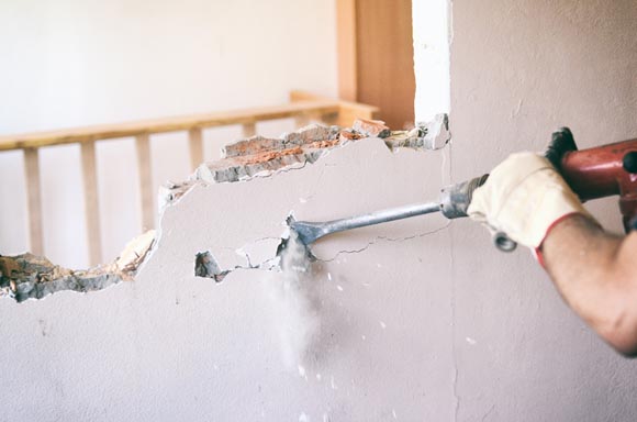 non-load bearing wall demolition