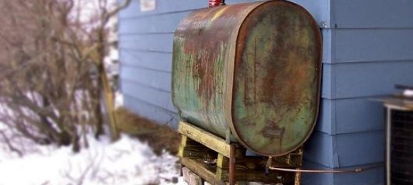 above ground oil tank