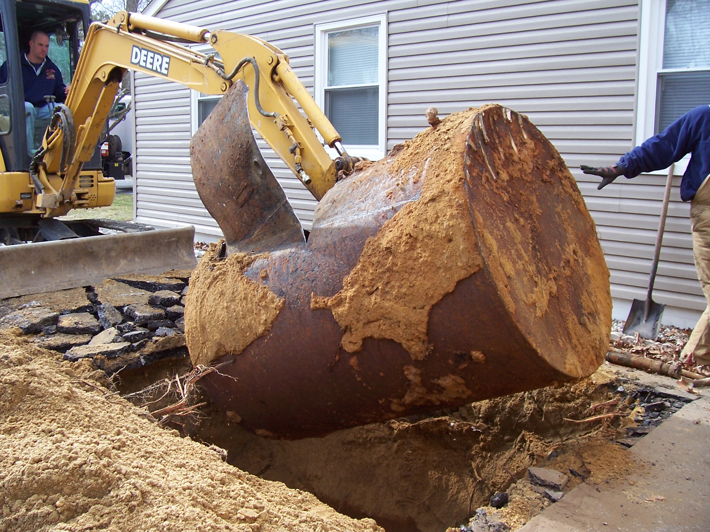 The Homeowner S Guide To Underground Oil Tank Removal Hometown Demolition [ 1728 x 2304 Pixel ]