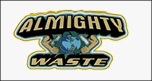Almighty Waste logo