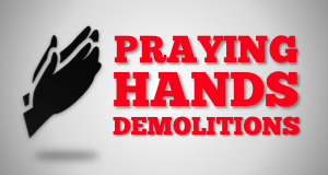 Praying Hands Demolitions logo