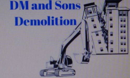 DM and Sons Demolition logo
