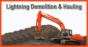 Lightning Demolition and Hauling logo