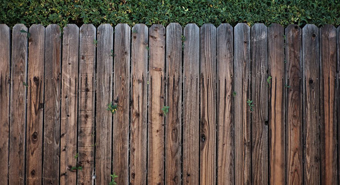 old wooden fence