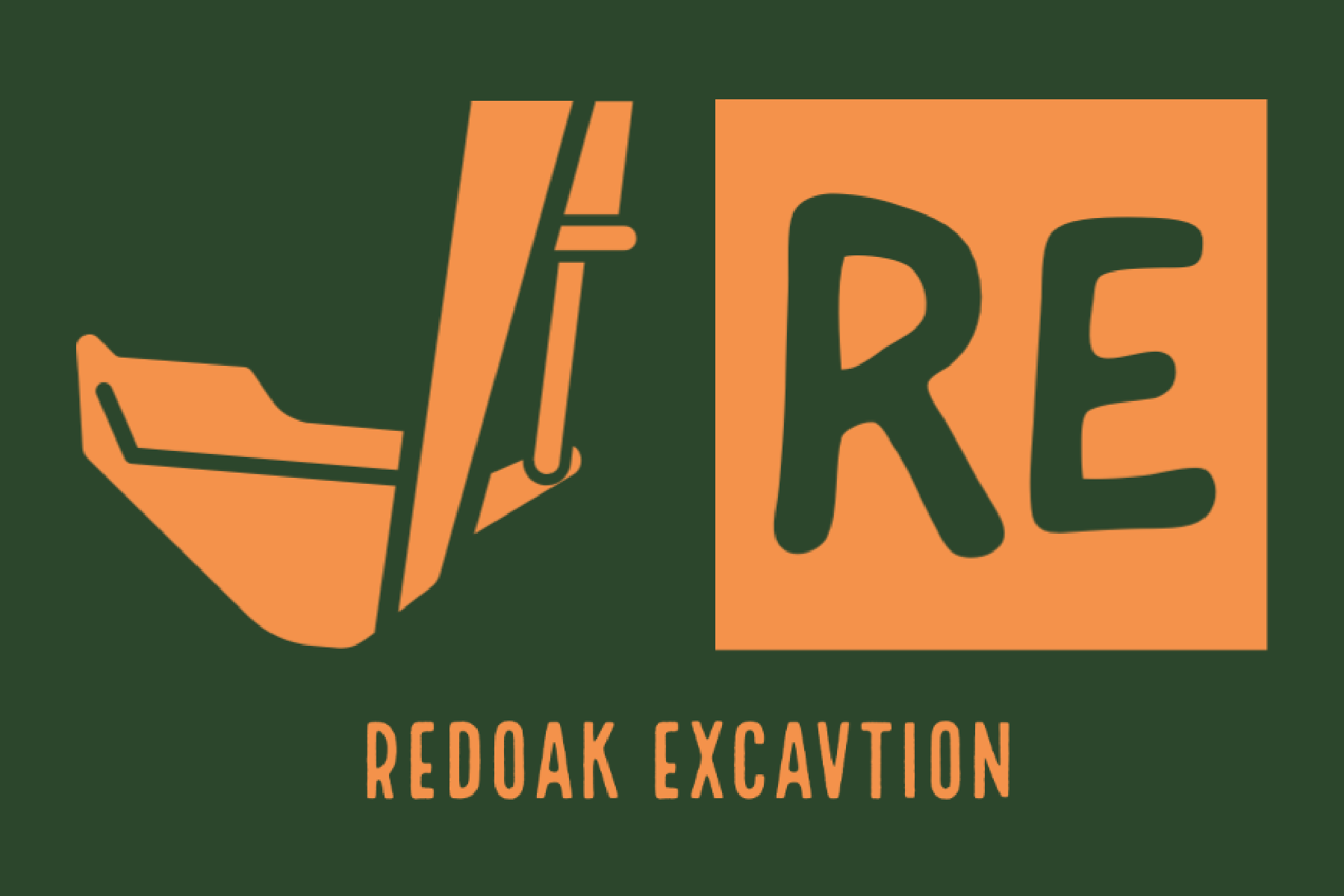 Redoak Excavation logo